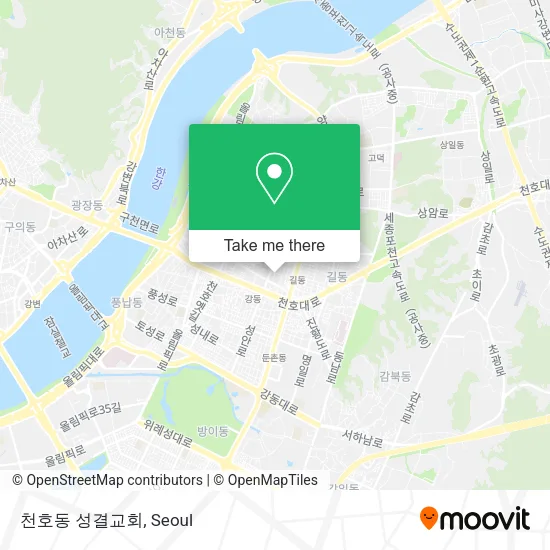 천호동 성결교회 map