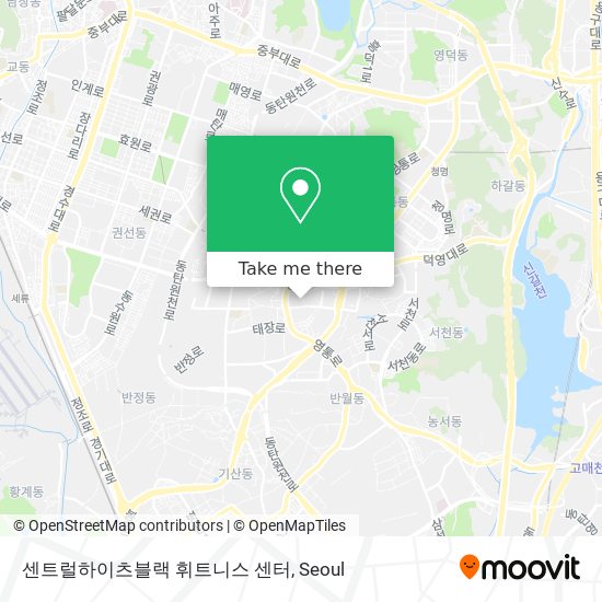 센트럴하이츠블랙 휘트니스 센터 map