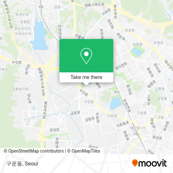 구운동 map