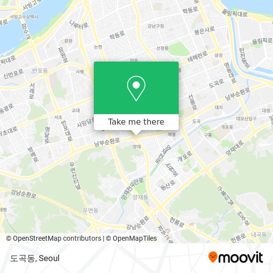 도곡동 map