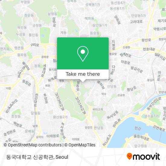 동국대학교 신공학관 map