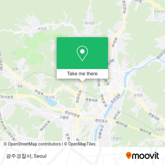 광주경찰서 map