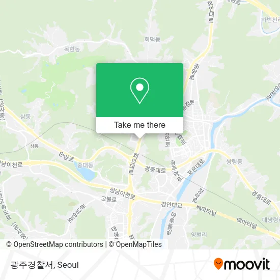 광주경찰서 map