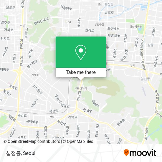 십정동 map