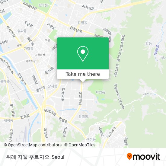 위례 지웰 푸르지오 map