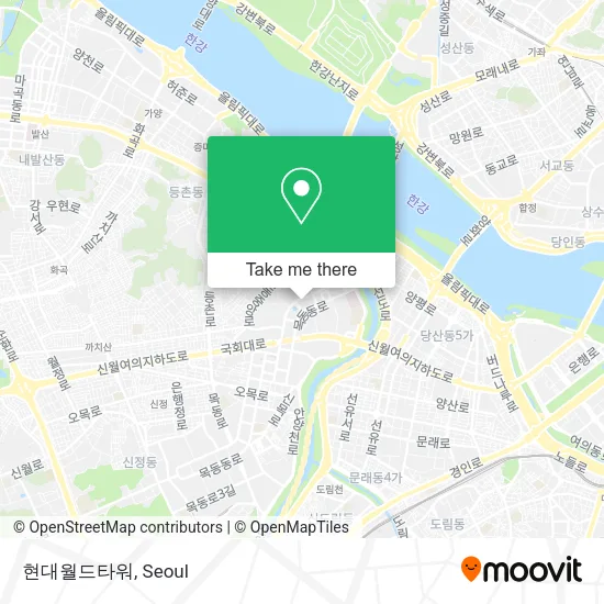 현대월드타워 map