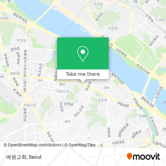 예원교회 map