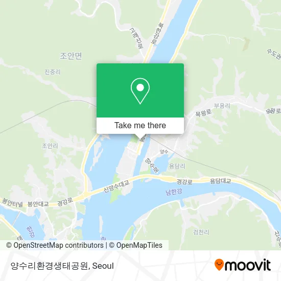 양수리환경생태공원 map