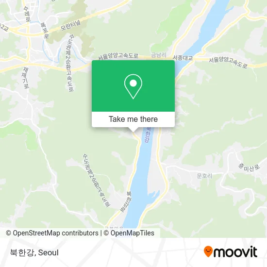 북한강 map