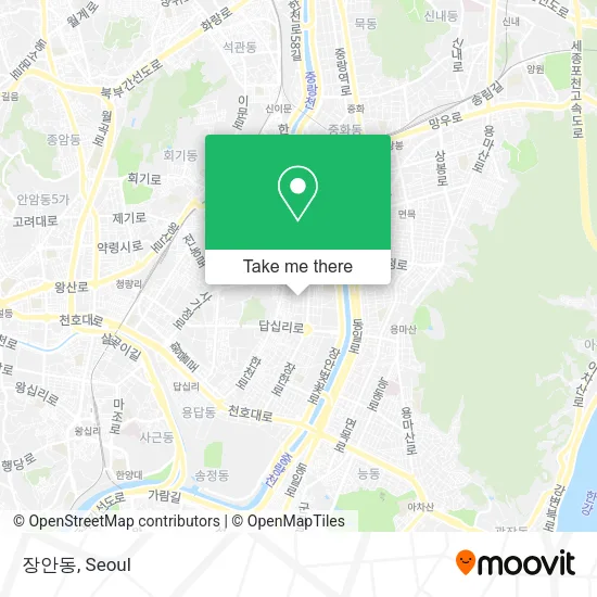 장안동 map