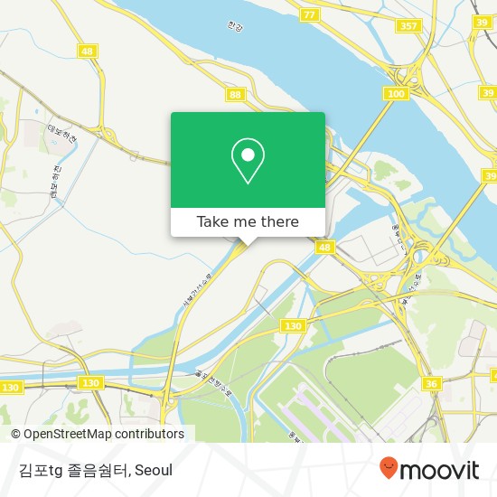 김포tg 졸음쉄터 map