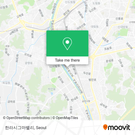 한라시그마밸리 map