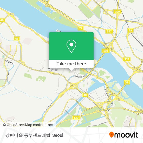 강변마을 동부센트레빌 map