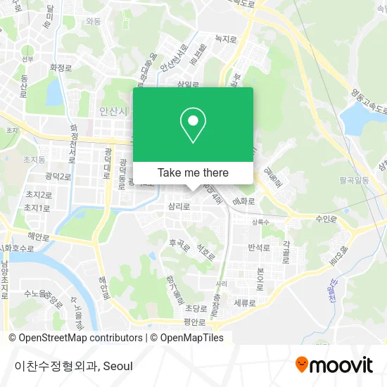 이찬수정형외과 map