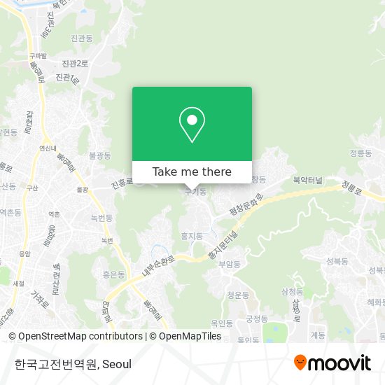 한국고전번역원 map