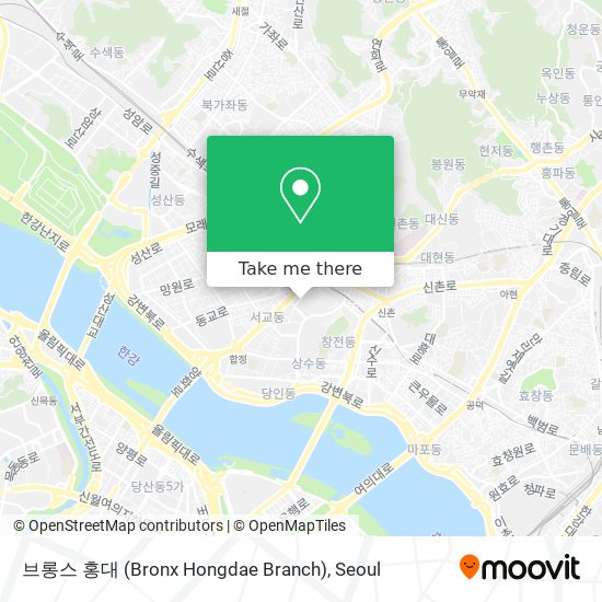 브롱스 홍대 (Bronx Hongdae Branch) map