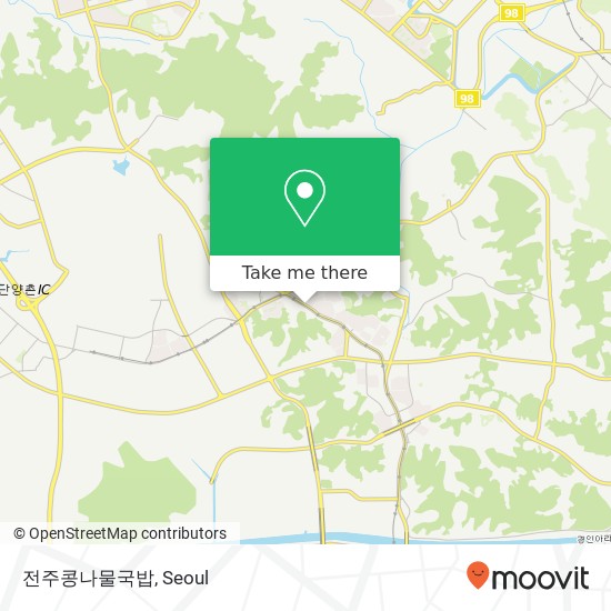 전주콩나물국밥 map