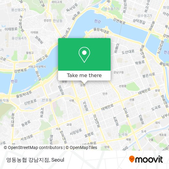 영동농협 강남지점 map