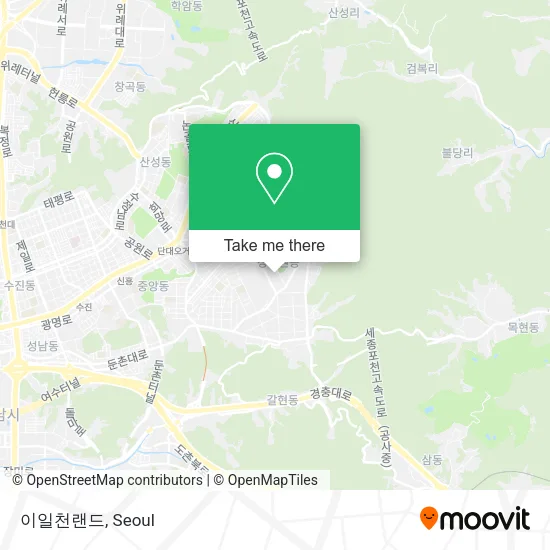 이일천랜드 map