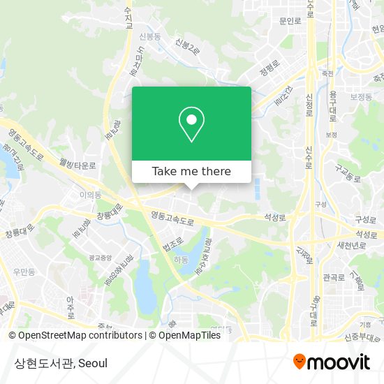 상현도서관 map