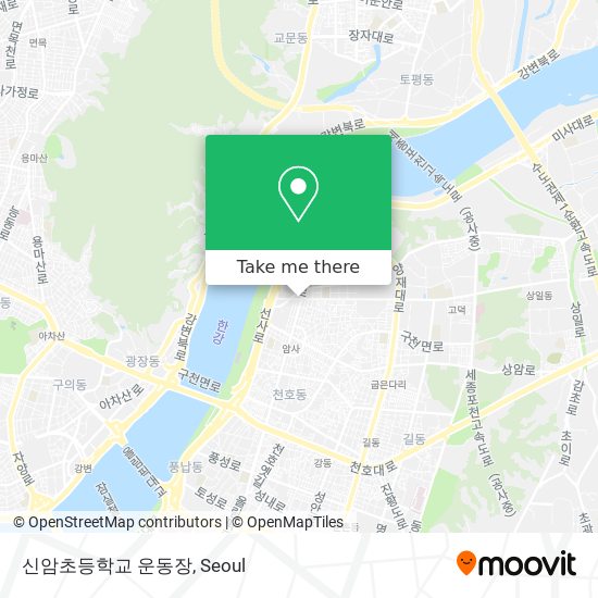 신암초등학교 운동장 map