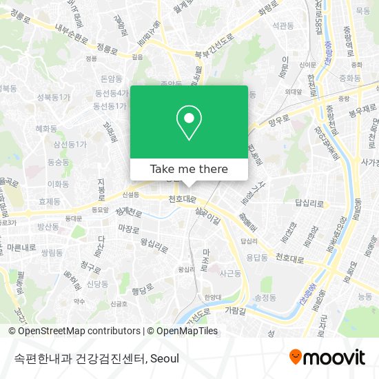 속편한내과 건강검진센터 map