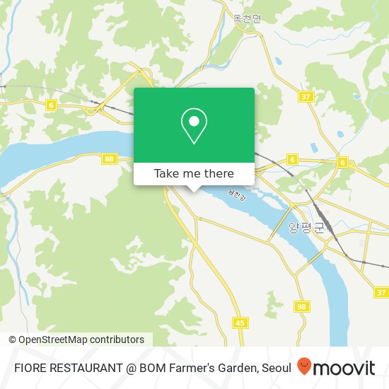 FIORE RESTAURANT @ BOM Farmer's Garden map