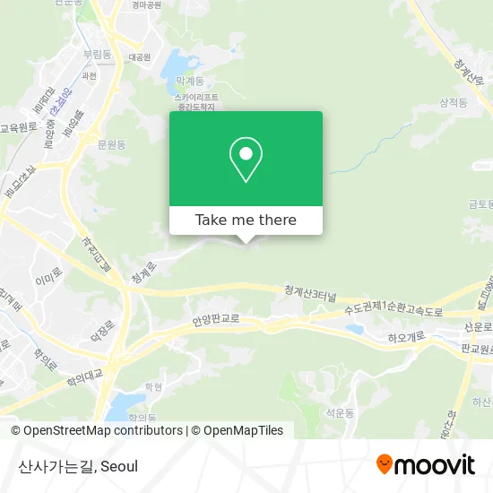 산사가는길 map