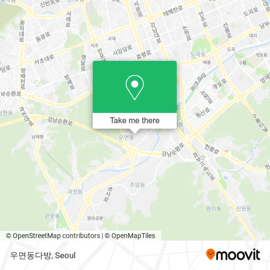 우면동다방 map