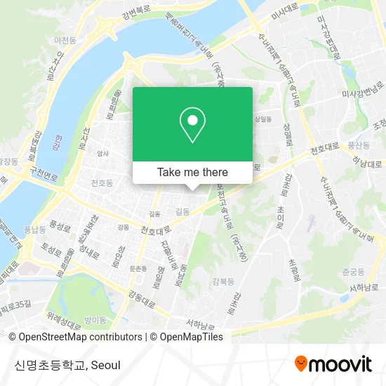 신명초등학교 map