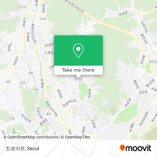 진로마트 map