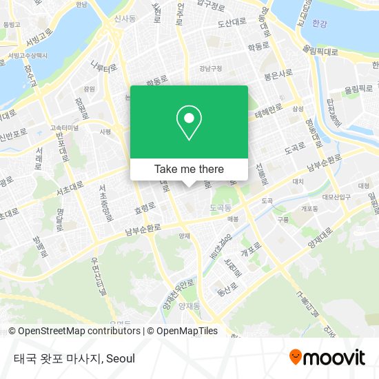 태국 왓포 마사지 map