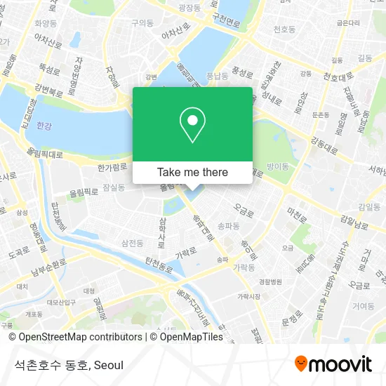 석촌호수 동호 map