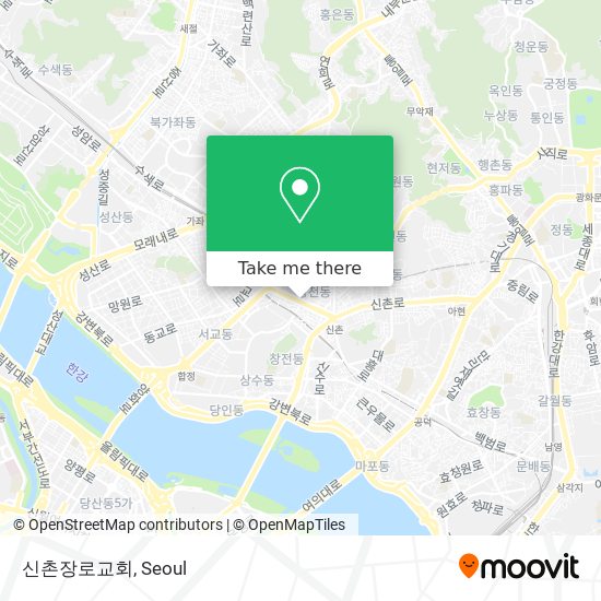 신촌장로교회 map