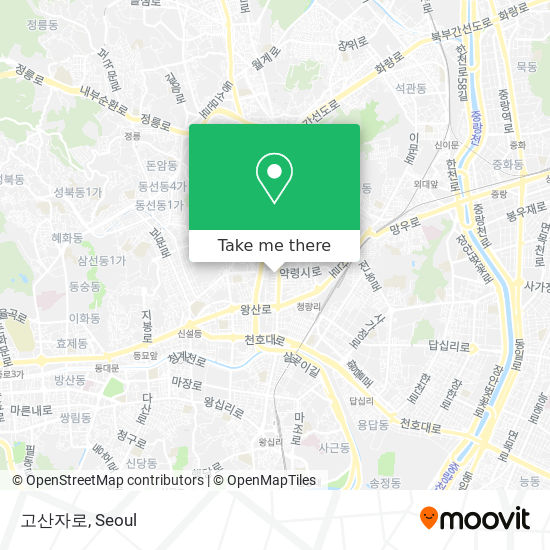 고산자로 map