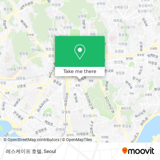 레스케이프 호텔 map