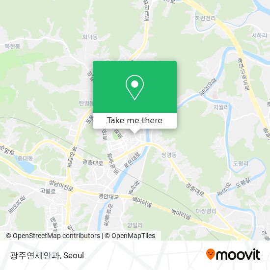 광주연세안과 map