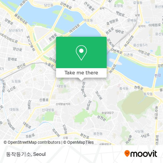 동작등기소 map