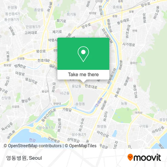 영동병원 map