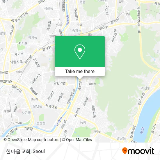 한마음교회 map