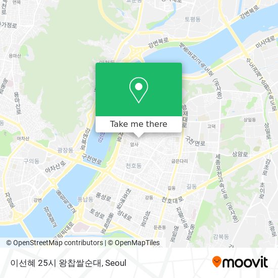 이선혜 25시 왕찹쌀순대 map