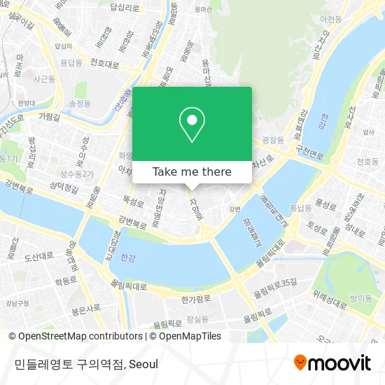 민들레영토 구의역점 map