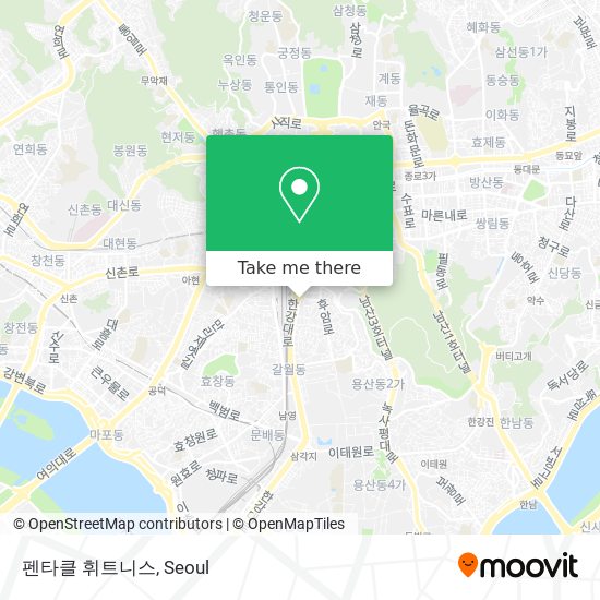 펜타클 휘트니스 map