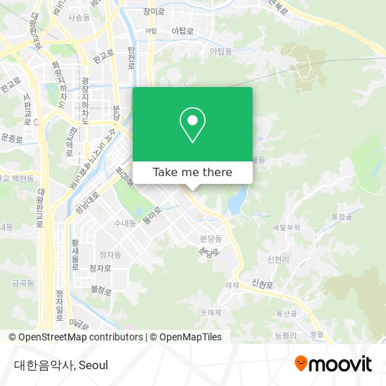대한음악사 map