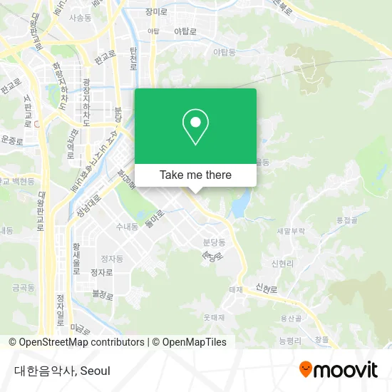 대한음악사 map