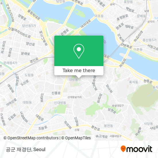 공군 재경단 map