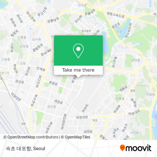 속초 대포항 map