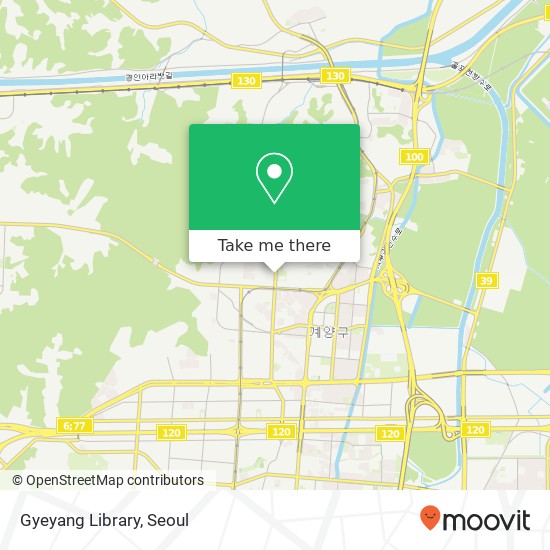 Gyeyang Library map