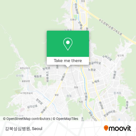 강북성심병원 map