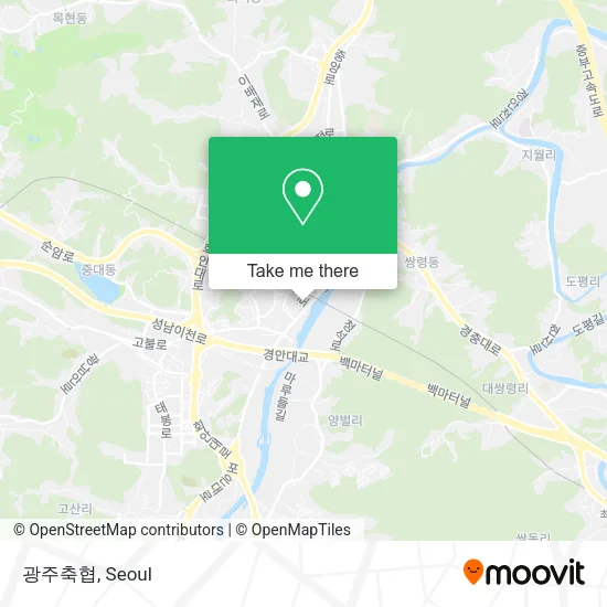 광주축협 map